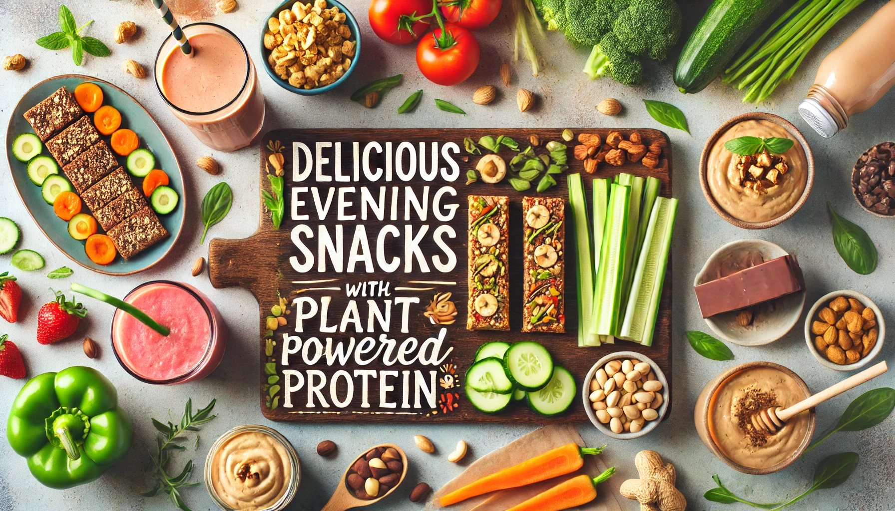 'Delicious Evening Snacks with Plant Powered Protein' for the Plant Powered Athlete blog.